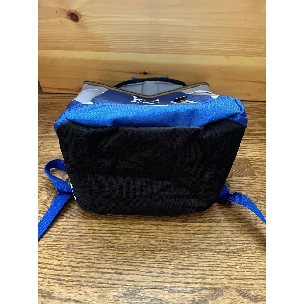 Louisville Slugger Kansas City Royals MLB Baseball Backpack Blue Grey Bag KC